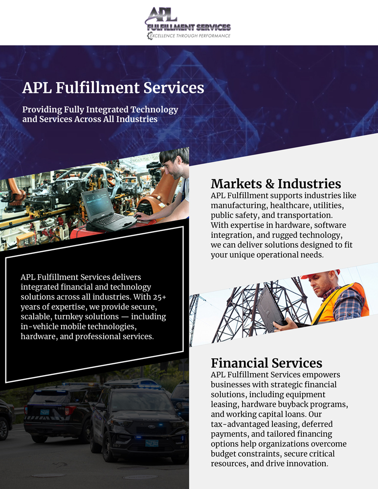APL Fulfillment Brochure