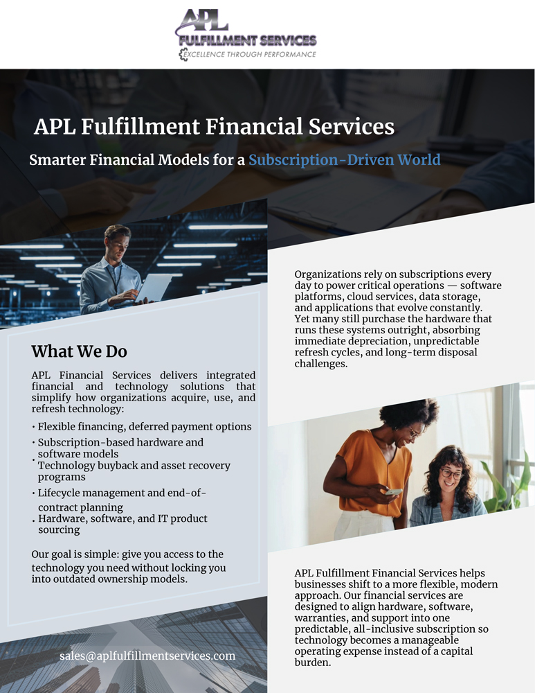 APL Fulfillment Financial Services